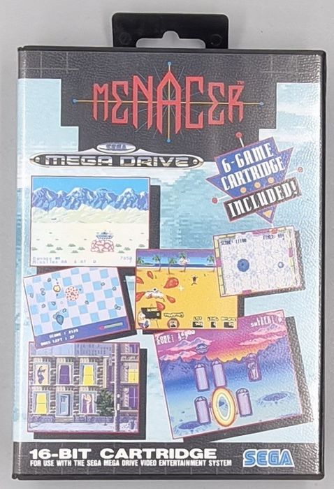 Sega Menacer 6 Game in One (Pest Control!- Whackball etc) for Sega Mega Drive (MD)