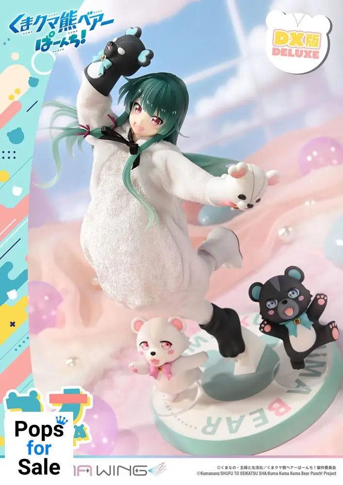 Kuma Kuma Kuma Bear Punch! Prisma Wing PVC Statue 1/7 Yuna Deluxe Version 28 cm Statues