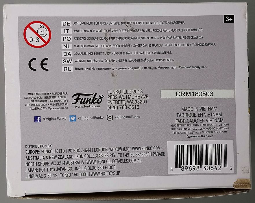 #16 Gh�s in Pajamas - Flocked - SAGA - 2018 Con Box Damaged Funko POP