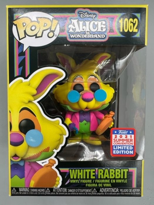 #1062 White Rabbit (Blacklight) Disney Alice In Wonderland 2 Funko POP