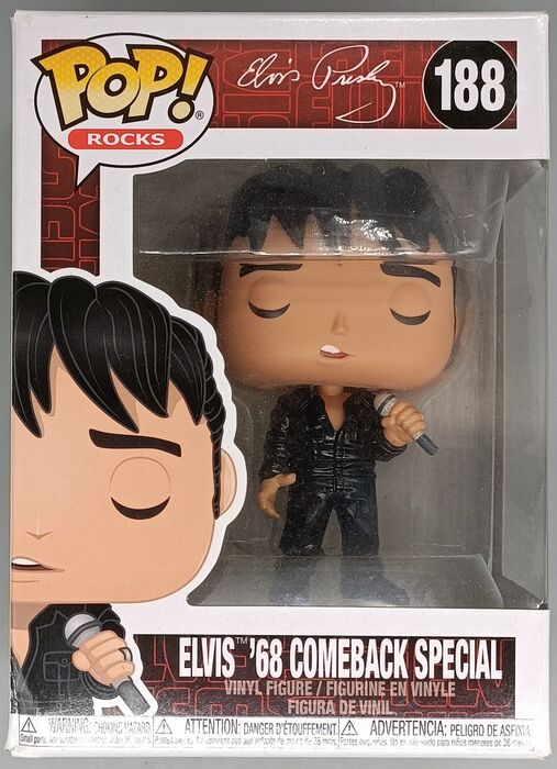 188 Elvis ('68 Comeback Special) - Box Damaged Funko POP
