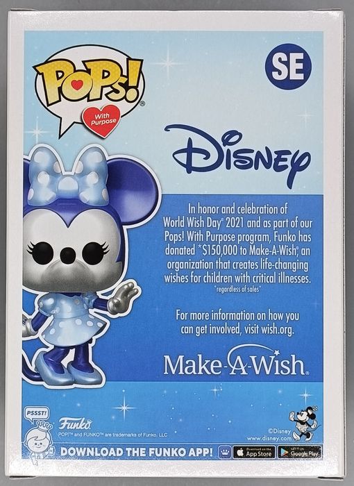 #SE Minnie Mouse (MakeAWish) Metallic - Disney Funko POP