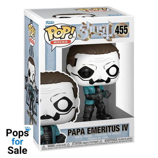 455 Papa Emeritus IV - Glitter Blue Jacket - Ghost - Rocks Funko POP - PRESALE