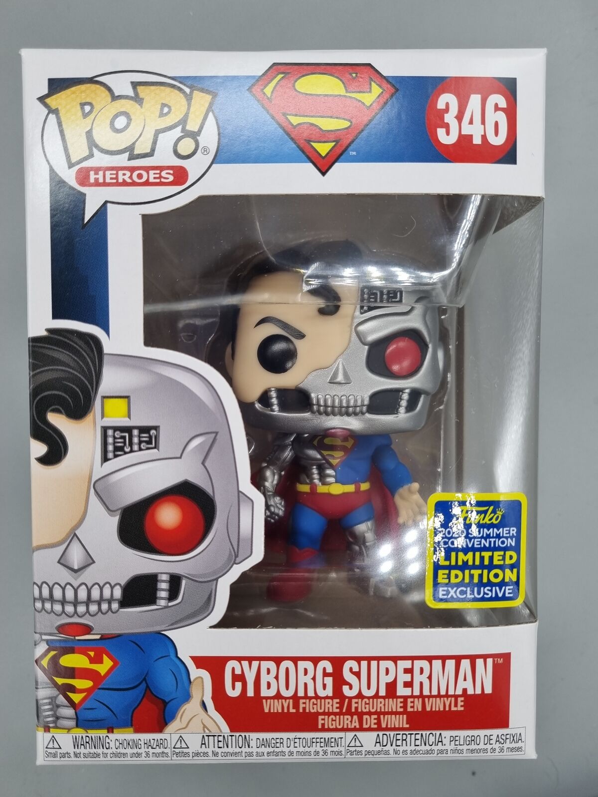 346 Cyborg Superman - DC - 2020 Con Funko POP