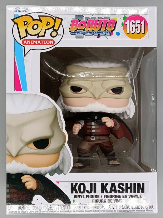 1651 Koji Kashin - Boruto: Naruto Next Generations Funko POP - Brand New