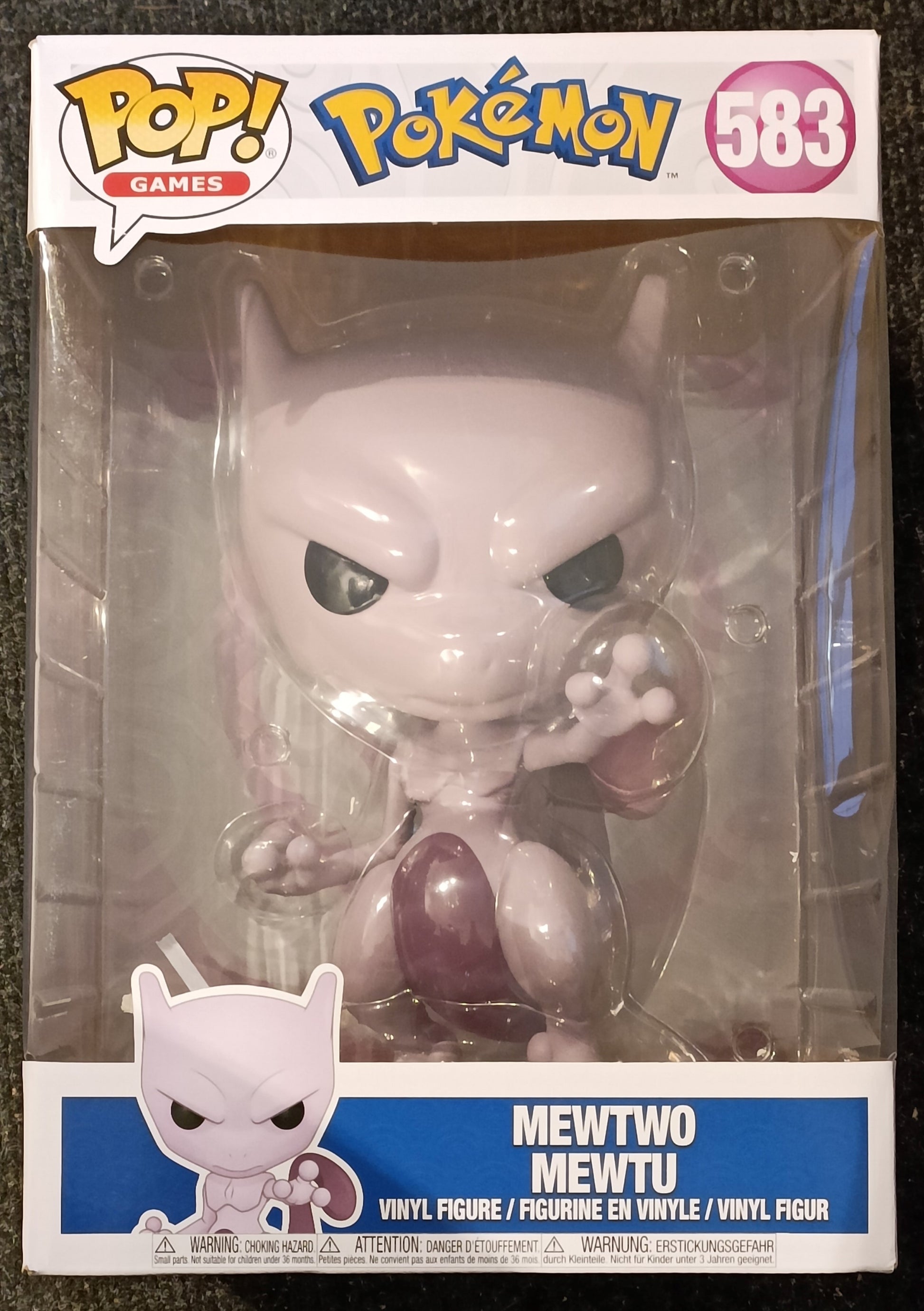 583 Mewtwo - 10 Inch - Pokemon - Funko POP - Box Damaged