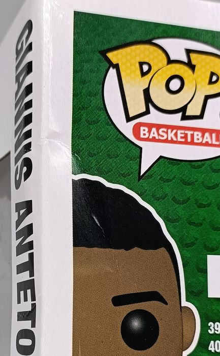 #45 Giannis Antetokounmpo (Away) NBA Milwaukee Bucks Box Damaged Funko POP