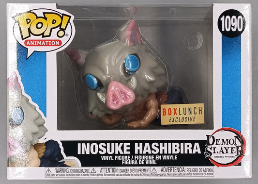 1090 Inosuke Hashibira (Lounging) Demon Slayer - Funko POP - Box Damaged