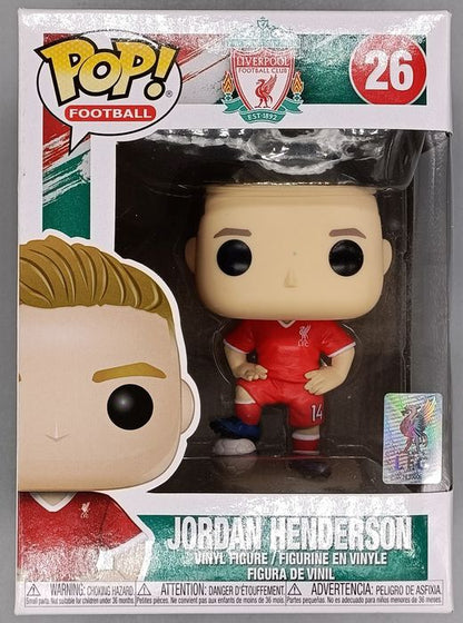 #26 Jordan Henderson - Liverpool FC - Box Damaged Funko POP