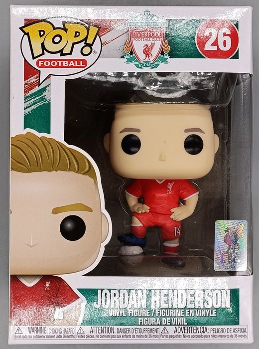 #26 Jordan Henderson - Liverpool FC - Box Damaged Funko POP