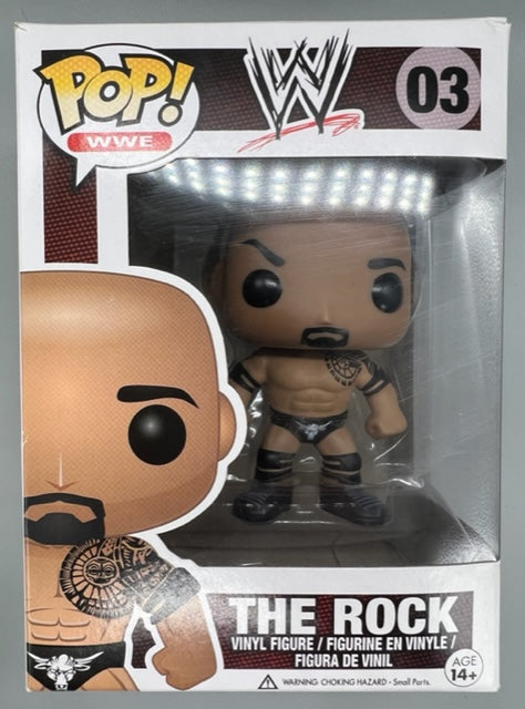 03 The Rock - WWE - Funko POP - Box Damaged