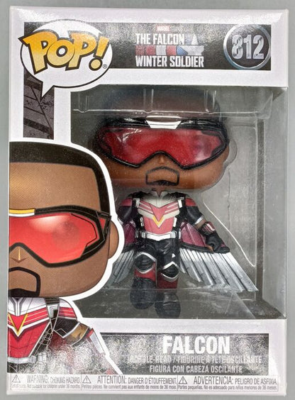 #812 Falcon (Flying) - Marvel The Falcon & Winter Soldier Box Damaged Funko POP