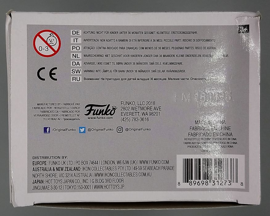 #62 Nearly Headless Nick - Glow - Harry Potter - 2018 Box Damaged Funko POP