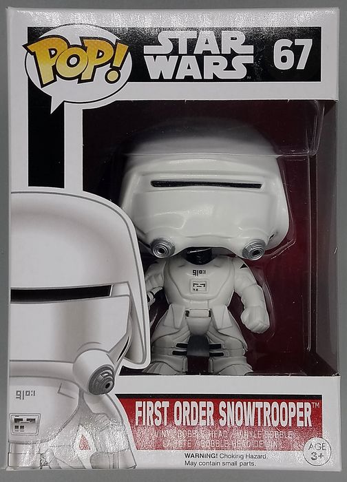 #67 First Order Snowtrooper Star Wars The Force Awakens Box Damaged Funko POP
