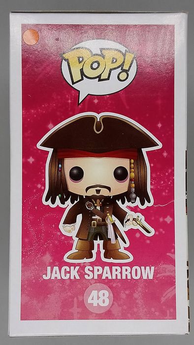 48 Jack Sparrow - Disney Pirates of the Caribbean Funko POP - Box Damaged