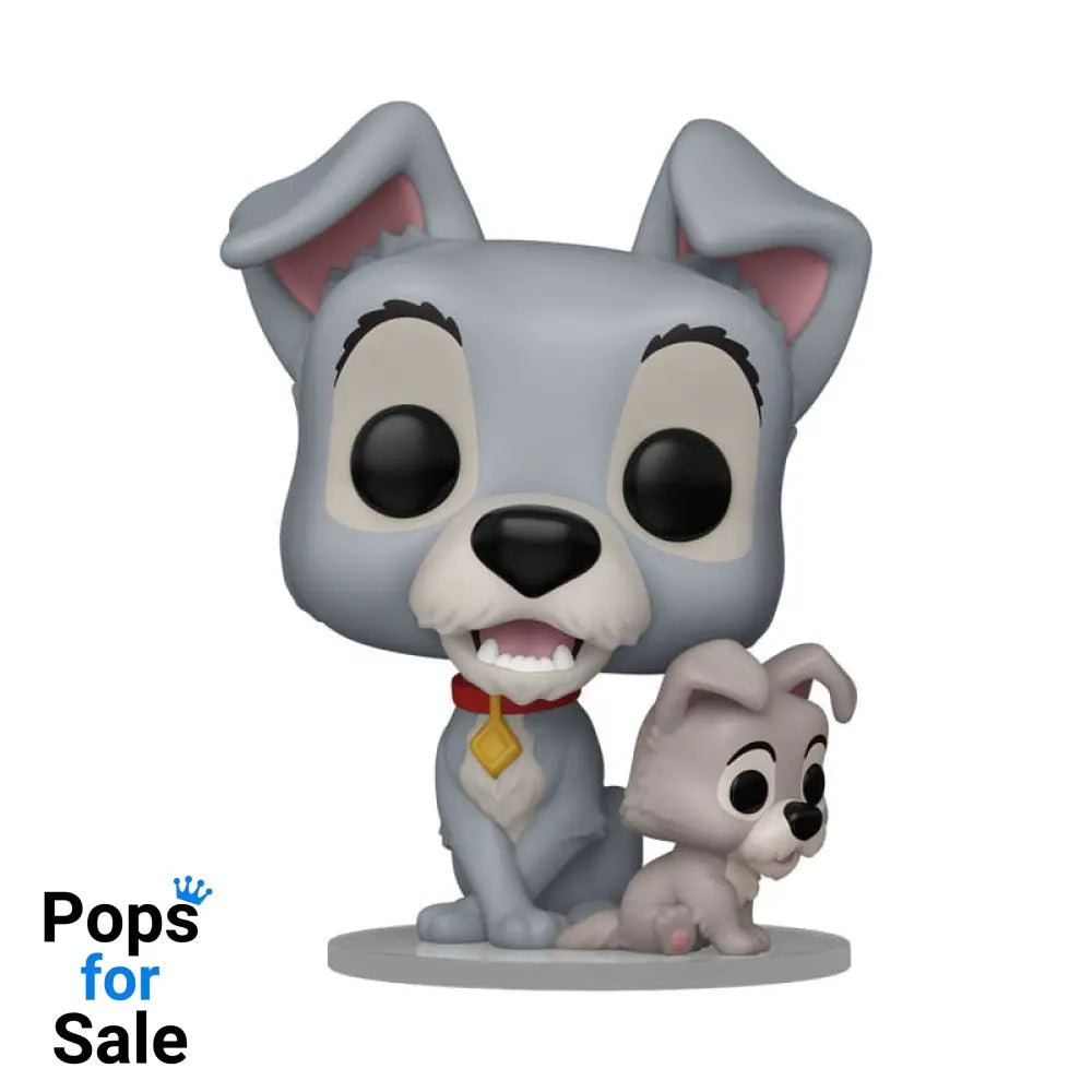 Lady and the Tramp POP! Disney Vinyl Figure Tramp w/puppy 9 cm POP! Figures