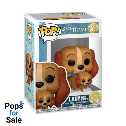 Lady and the Tramp POP! Disney Vinyl Figure Lady w/puppy 9 cm