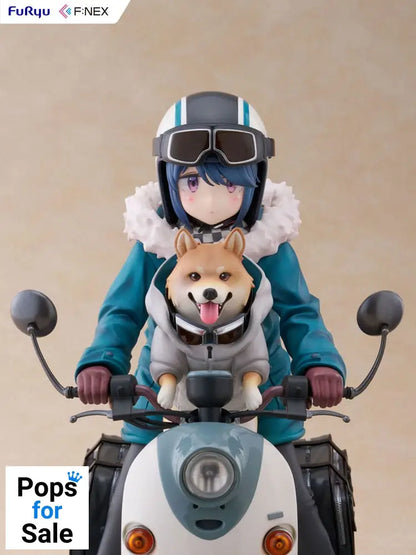 Laid Back Camp F:NEX PVC Statue 1/7 Rin Shima 20 cm