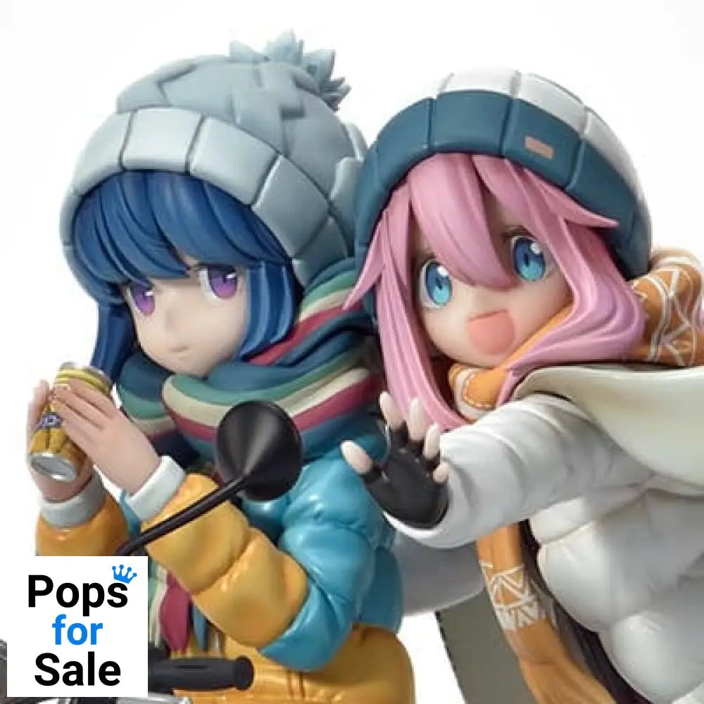 Laid-Back Camp Prisma Wing PVC Statue 1/7 Nadeshiko Kagamihara & Rin Shima 24 cm