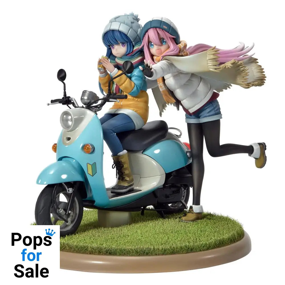 Laid-Back Camp Prisma Wing PVC Statue 1/7 Nadeshiko Kagamihara & Rin Shima 24 cm Statues