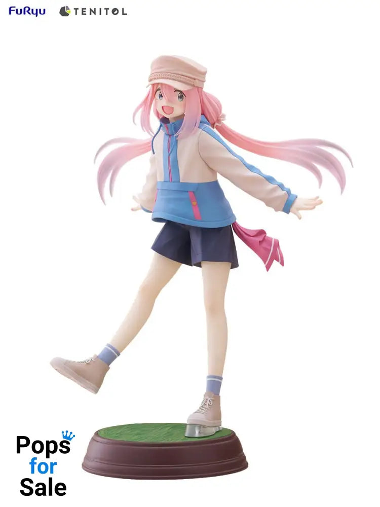 Laid-Back Camp Tenitol PVC Statue Nadeshiko Kagamihara 22 cm