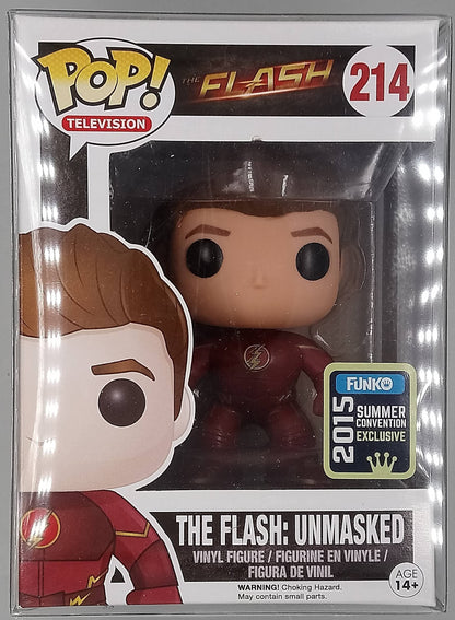 214 The Flash: Unmasked - The Flash - 2015 Con - Funko POP - Box Damaged