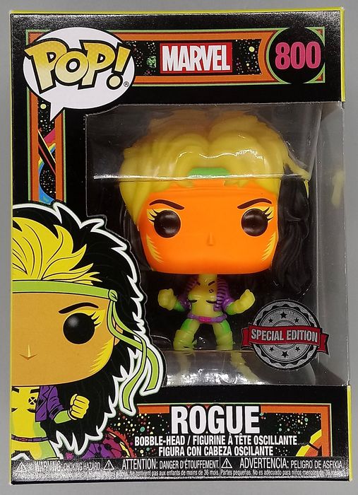 #800 Rogue (Blacklight) - Marvel X-Men Funko POP