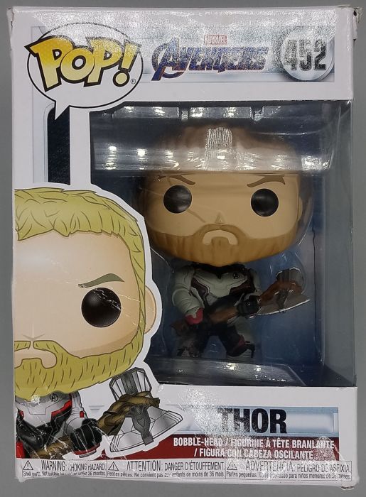 452 Thor (Team Suit) Marvel Avengers Endgame Box Damaged Funko POP