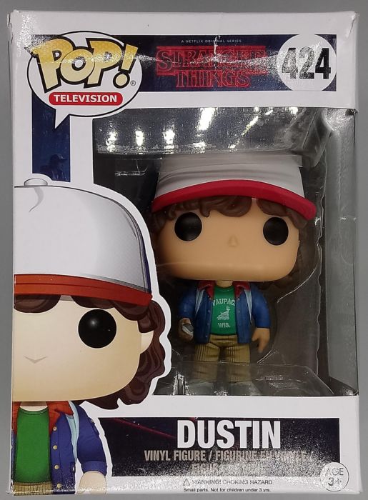 #424 Dustin - Stranger Things - Box Damaged Funko POP