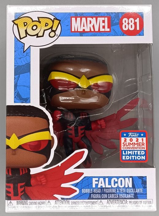 #881 Falcon (Post-Cap) - Marvel - 2021 Con Funko POP