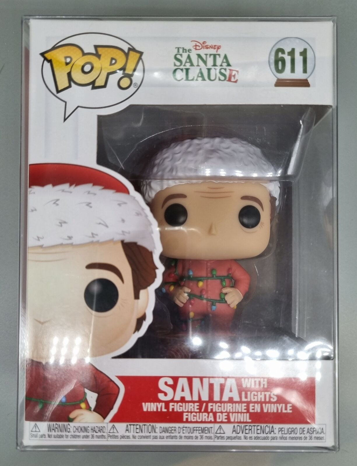 #611 Santa (with Lights) - Disney The Santa Clause Funko POP