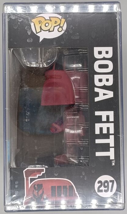 #297 Boba Fett (Burgundy) - Star Wars - Boba Fett UK Exclusive (Standard Size Bobble-Head) Funko POP