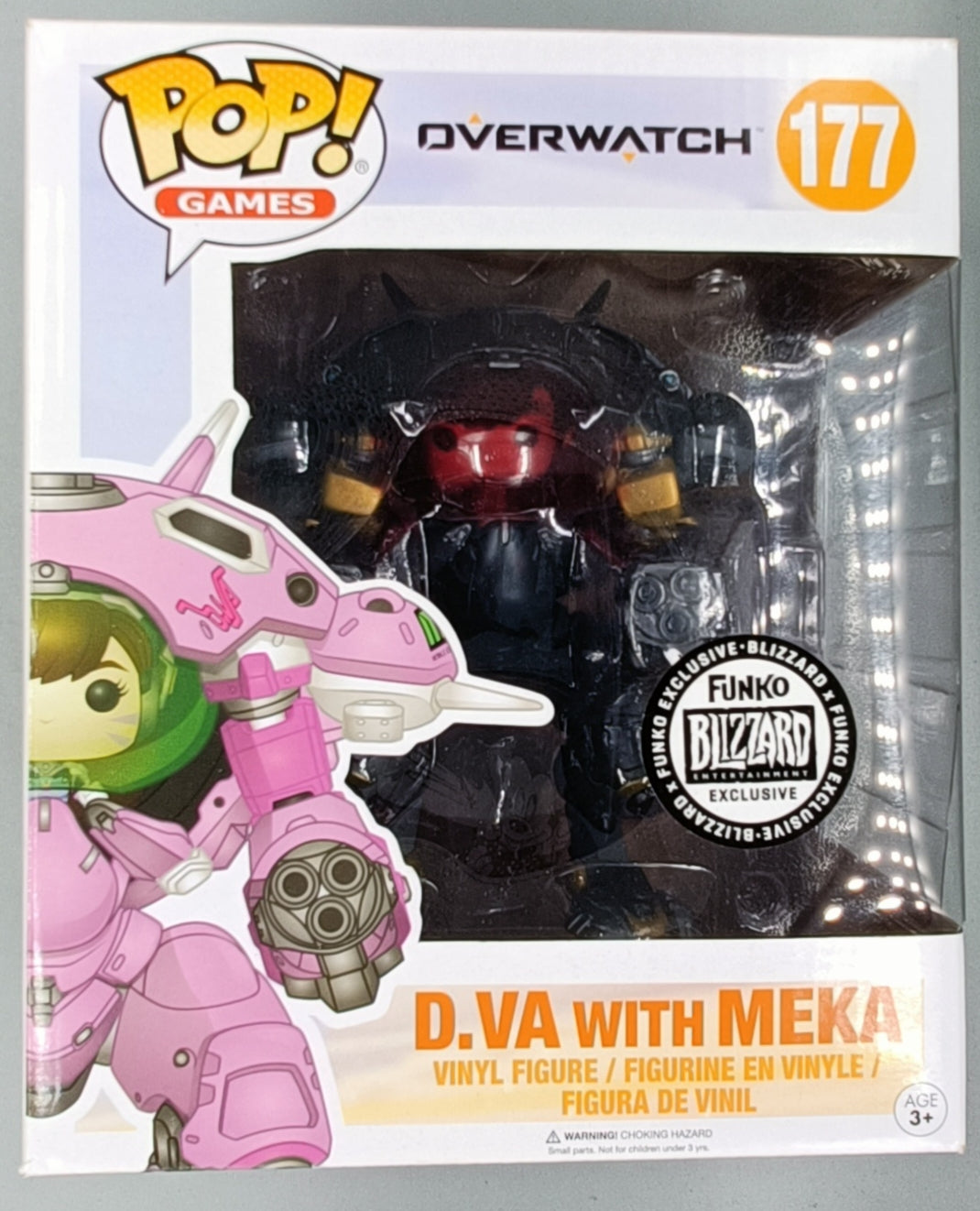 177 D.Va with MEKA (Carbon Fiber) - 6 Inch - Overwatch Funko POP