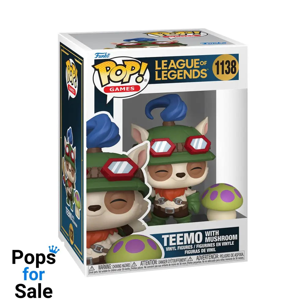 League of Legends POP!&Buddy Games Vinyl Figure Teemo w/Shroom 9 cm