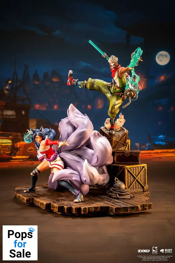 League of Legends Statue 1/10 2XKO Ekko & Ahri Diorama 30 cm