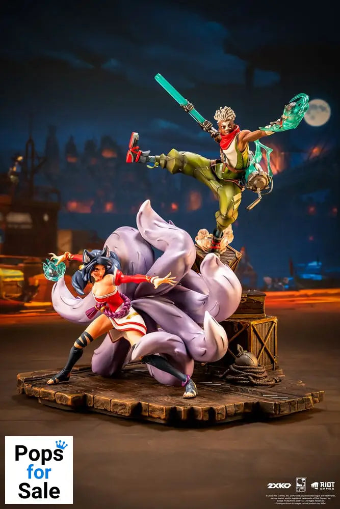 League of Legends Statue 1/10 2XKO Ekko & Ahri Diorama 30 cm