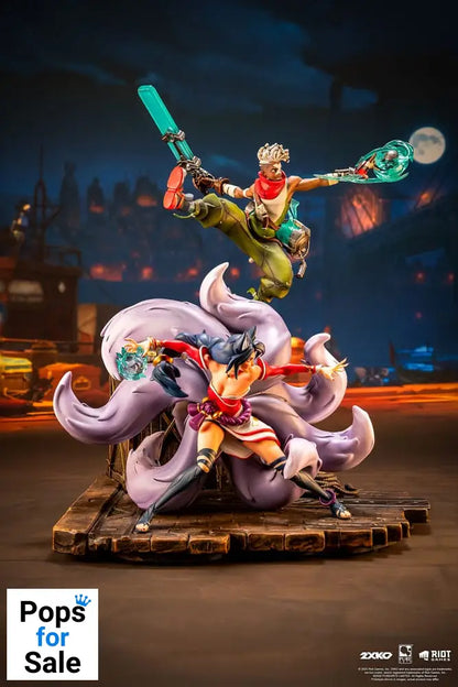League of Legends Statue 1/10 2XKO Ekko & Ahri Diorama 30 cm