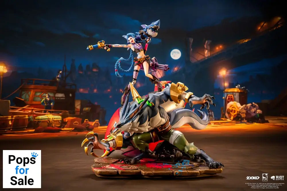 League of Legends Statue 1/10 2XKO Jinx & Warwick Diorama 37 cm Statues