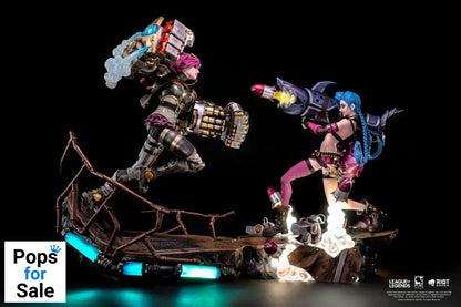League of Legends Statues 1/6 2-Pack Vi & Jinx Statues