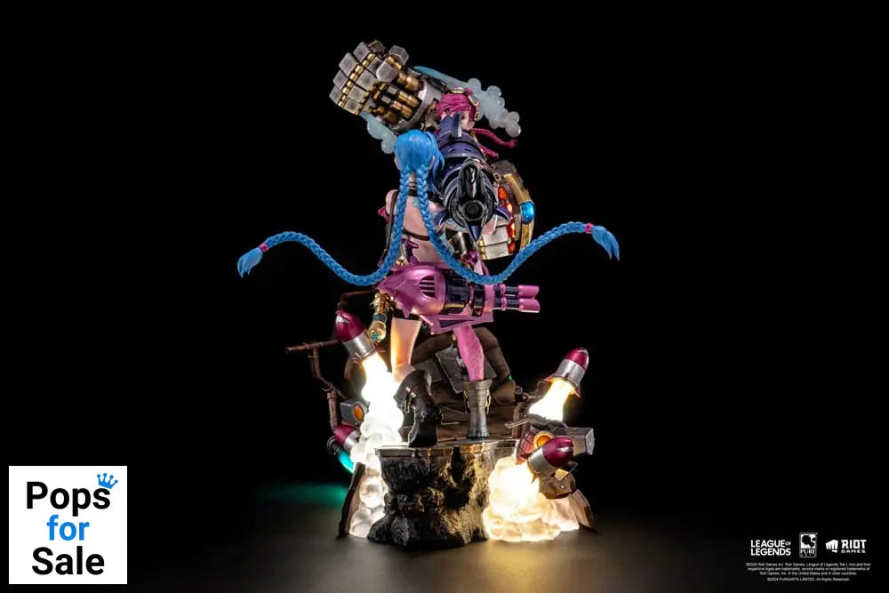 League of Legends Statues 1/6 2-Pack Vi & Jinx