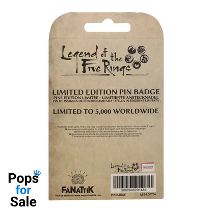 Legend of the Five Rings Limited Edition Yoritomo Pin Badge Pin Badge