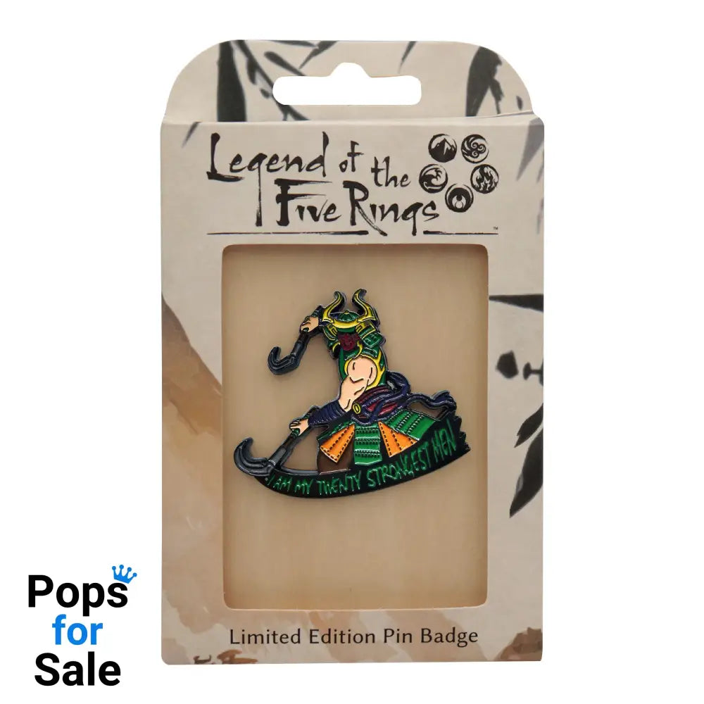 Legend of the Five Rings Limited Edition Yoritomo Pin Badge Pin Badge