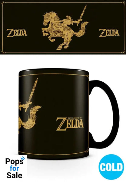 Legend of Zelda Heat Change Mug Map