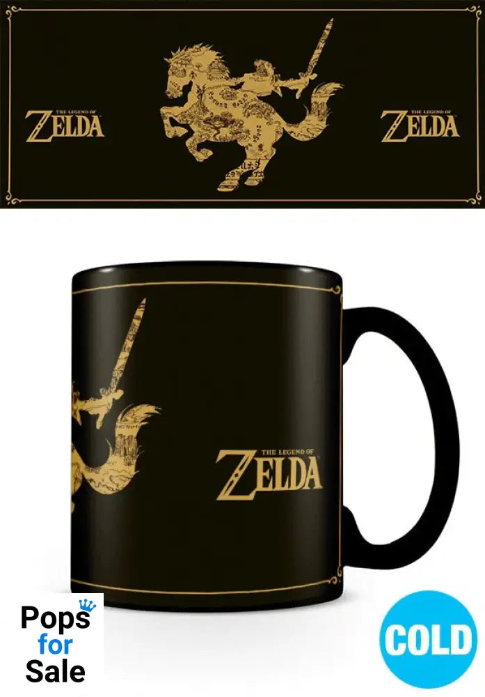 Legend of Zelda Heat Change Mug Map Cups & Mugs
