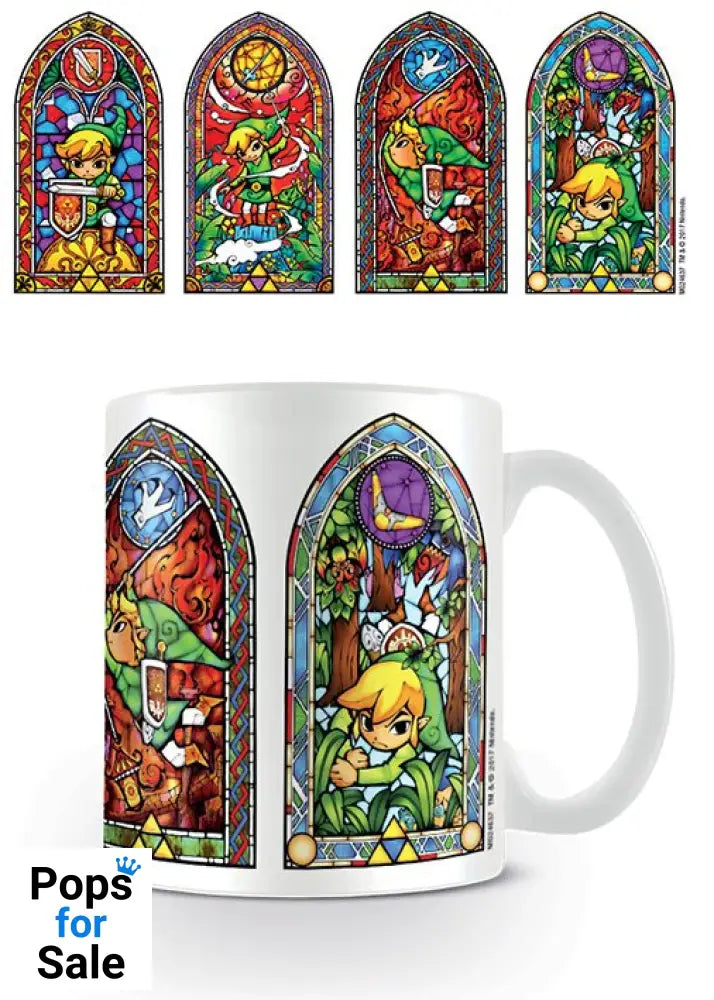 Legend of Zelda Mug Stained Glass Cups & Mugs