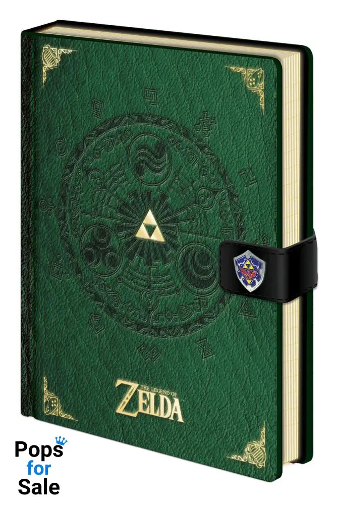 Legend of Zelda Premium Notebook A5 Triforce New Version