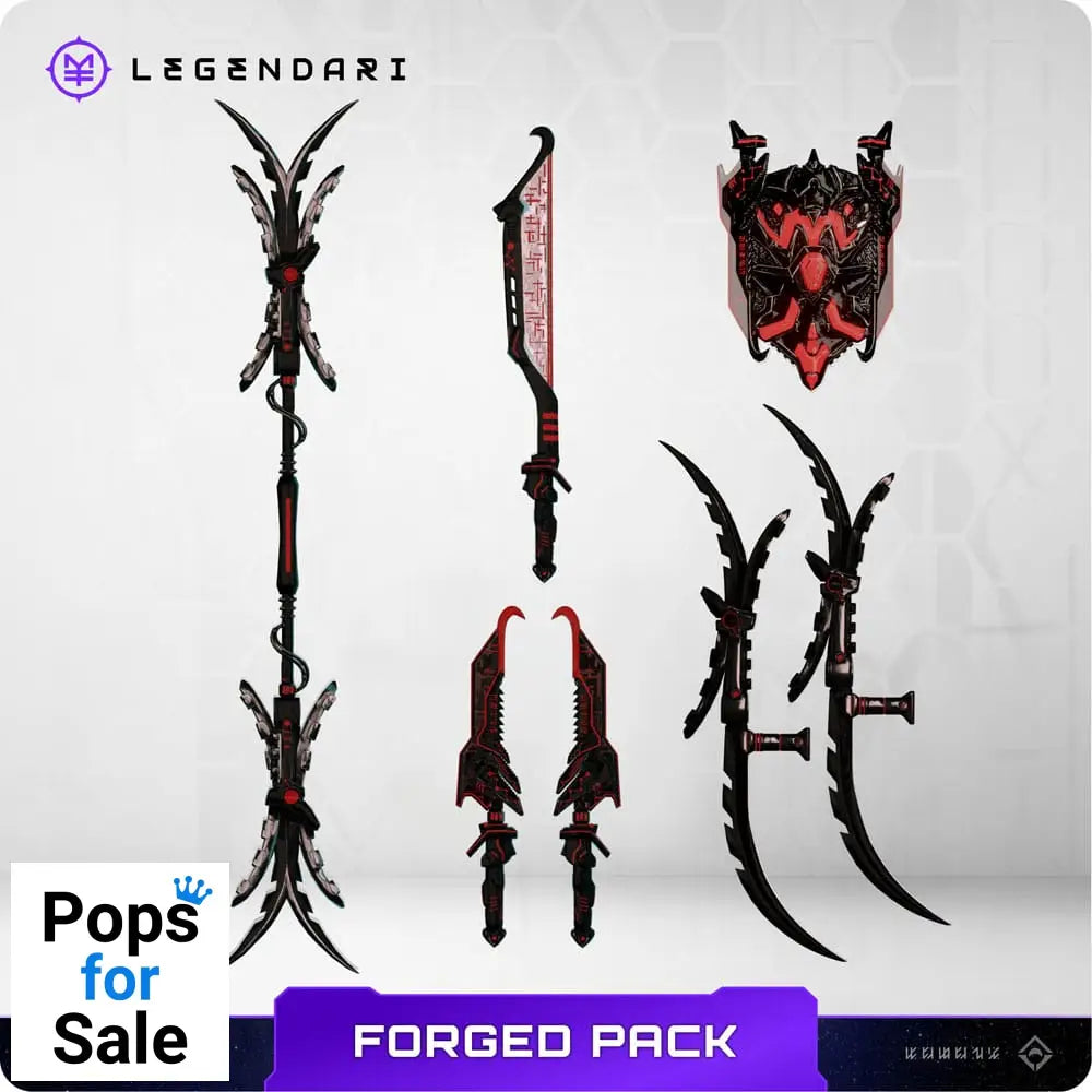 Legendari Accessory Pack Forged Weapons Pack Action figures
