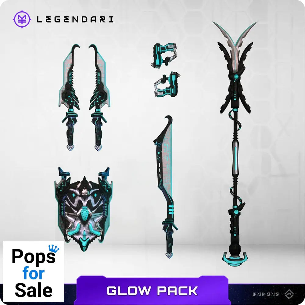 Legendari Accessory Pack Glow Weapons Pack Action figures