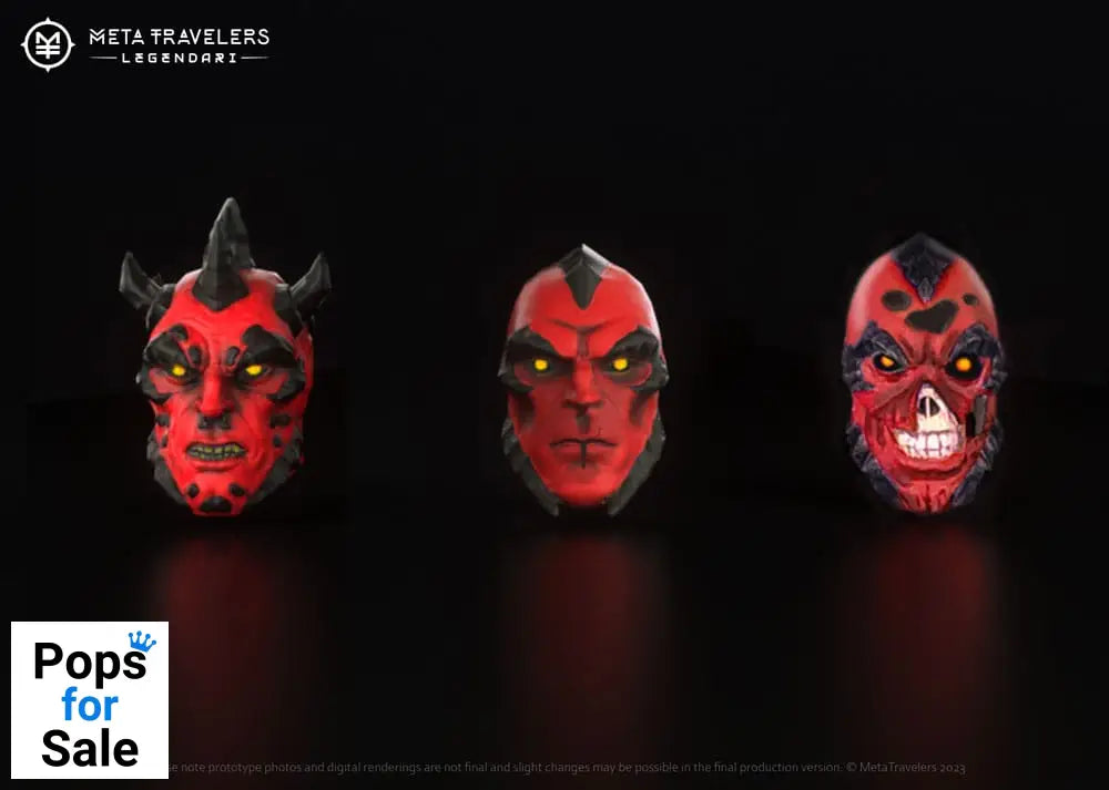 Legendari Accessory Pack Nibiru Villains Head Pack Action figures