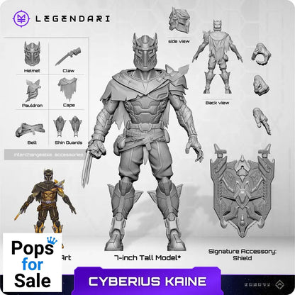 Legendari Actionfigur 1/10 Cyberius Kaine 18 cm